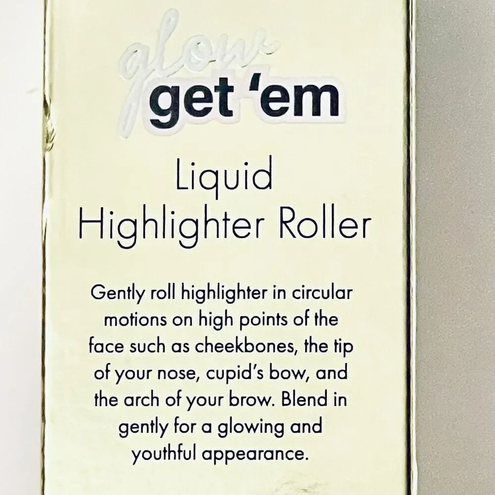 NWT glow get’em liquid highlighter roller Light Gold for a Radiant Healthy Glow